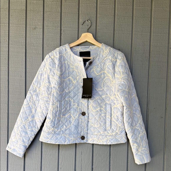 Bagatelle Pale Blue Quilted Jacket M & L - Picture 1 of 9